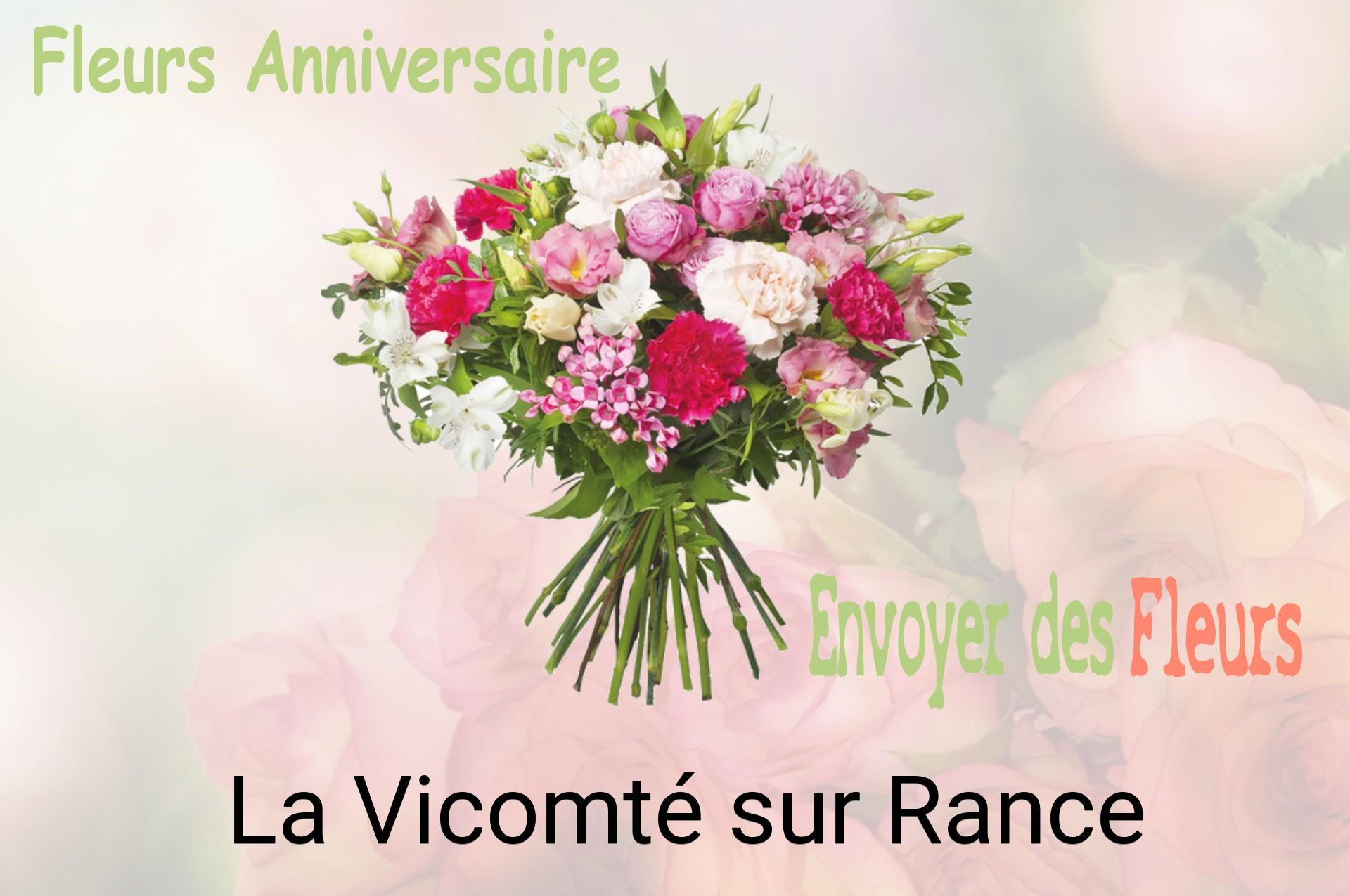 Bouquet de fleurs d’anniversaire livré à La Vicomté-sur-Rance